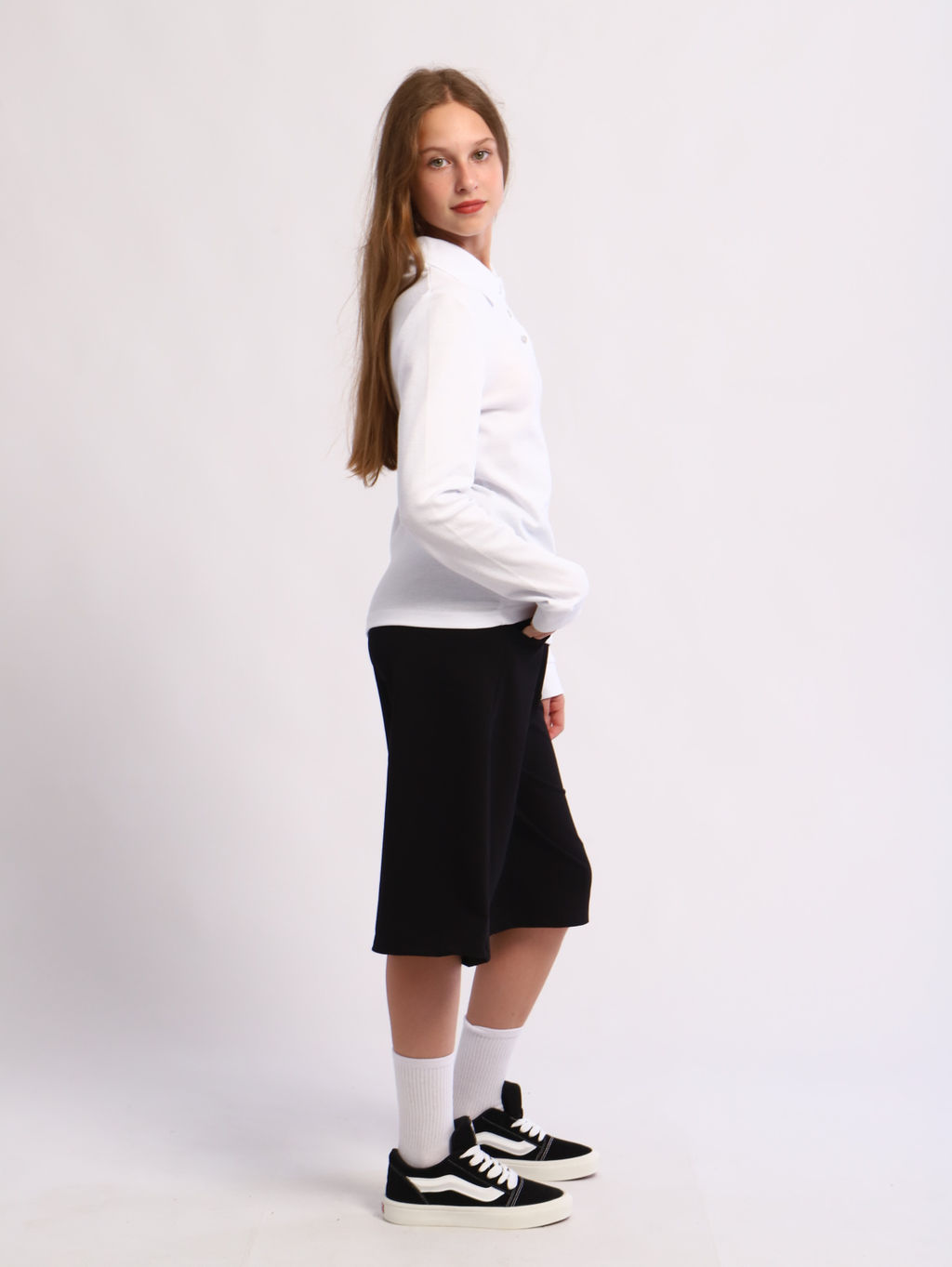 Футболка-поло София белый - Ладошки фото 10