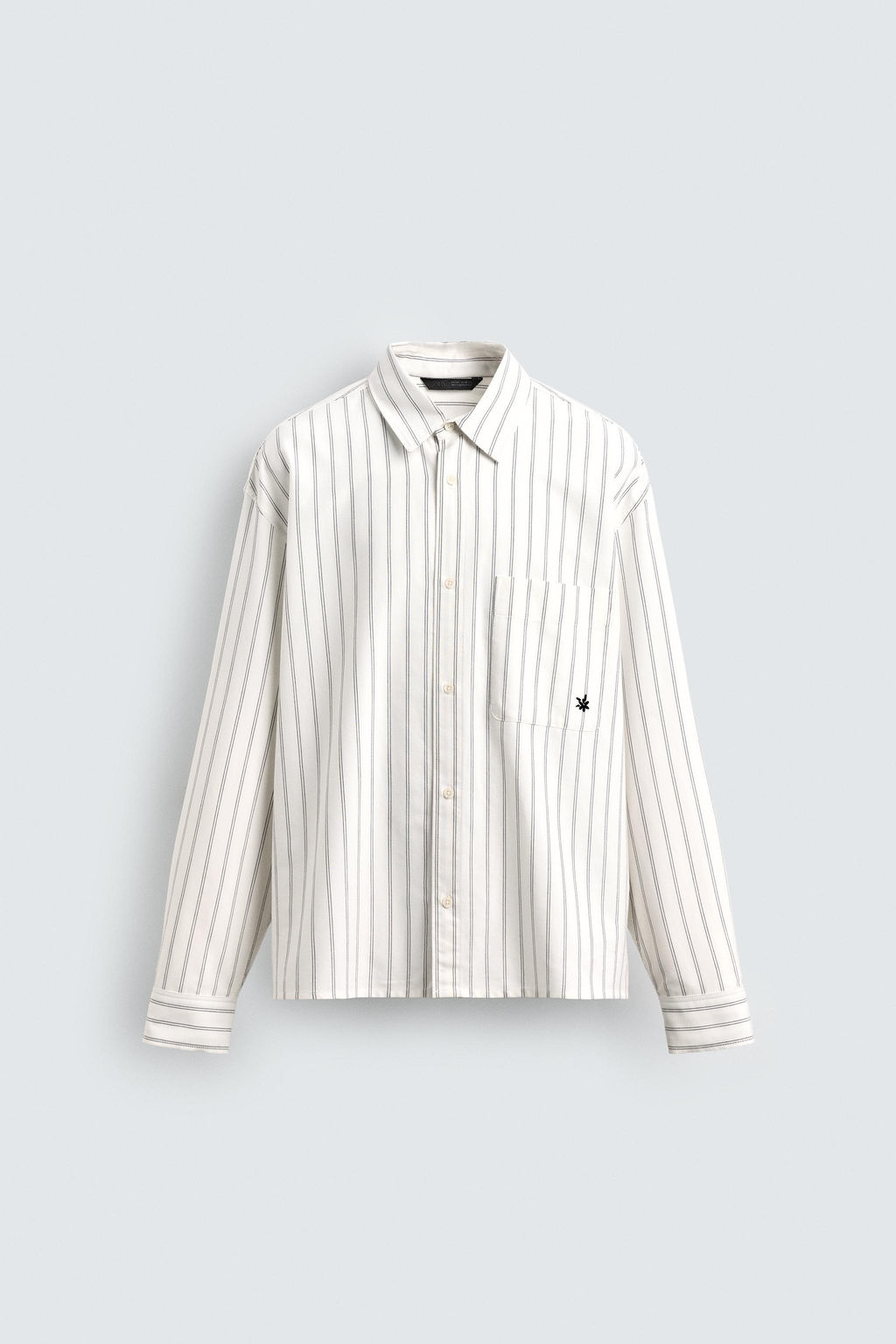 STRIPED SHIRT WITH POCKET - Zara фото 7