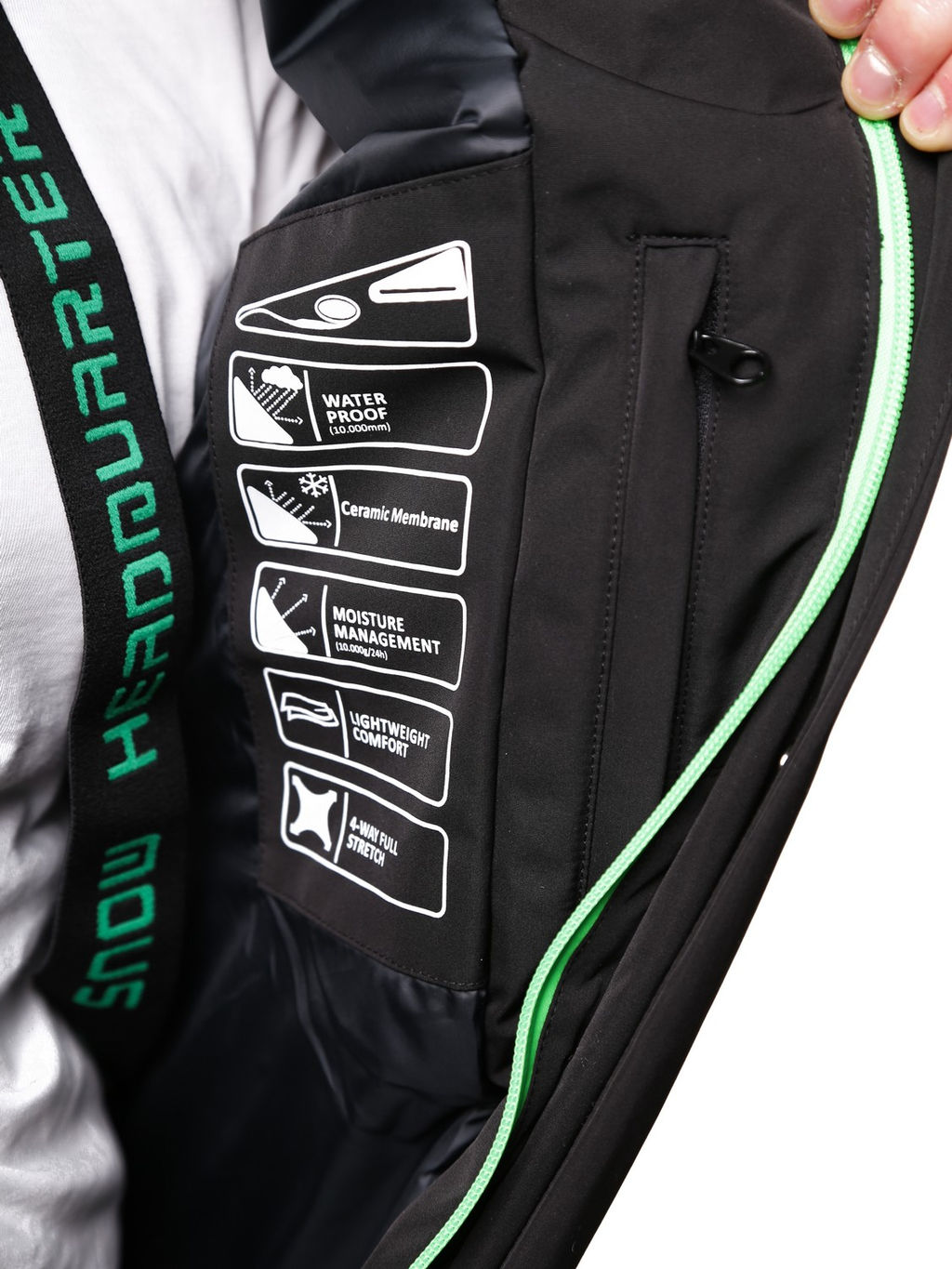 Комбинезон AA-0270 Черный - Snow headquarter фото 6