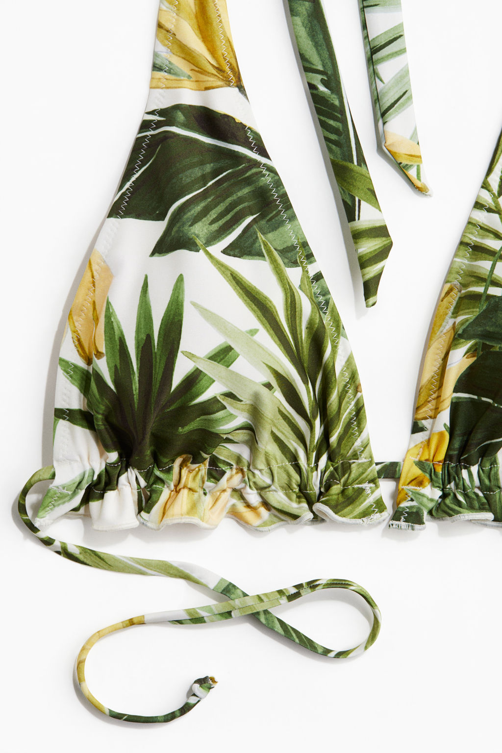 Top de bikini triangular con relleno - H&m фото 4