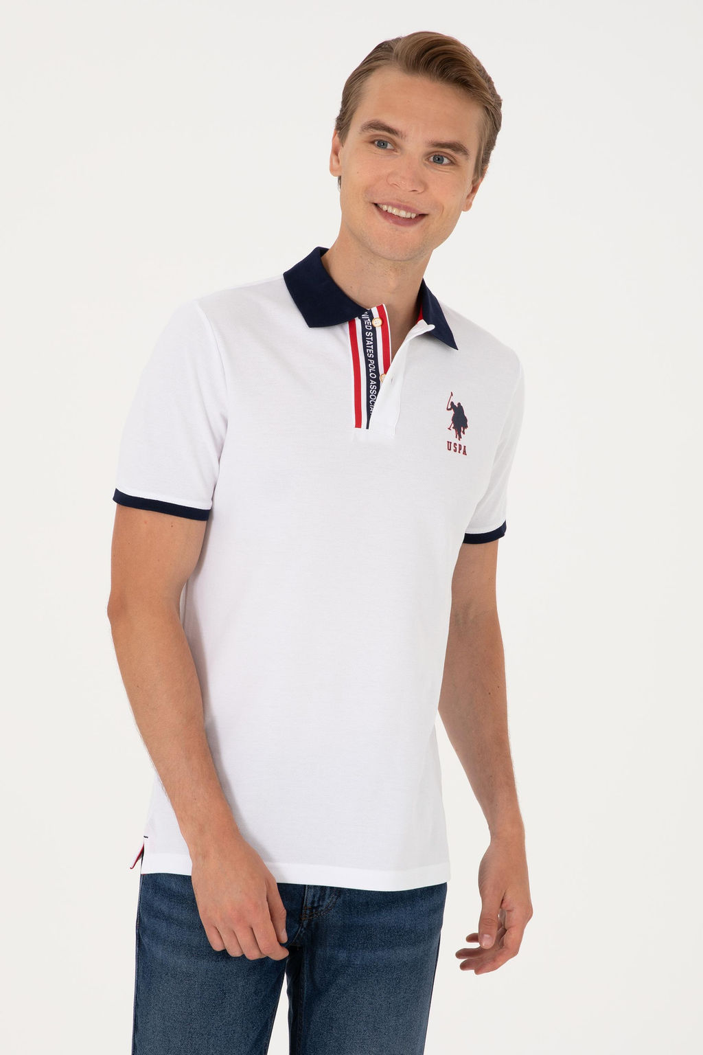 Erkek Beyaz Ti__rt - U.s. polo assn фото 3