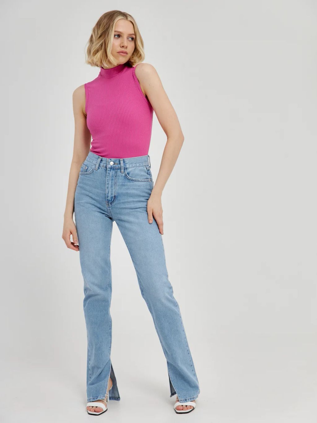 JETTY Боди из вискозы из тонкого трикотажа лапша  фото 6