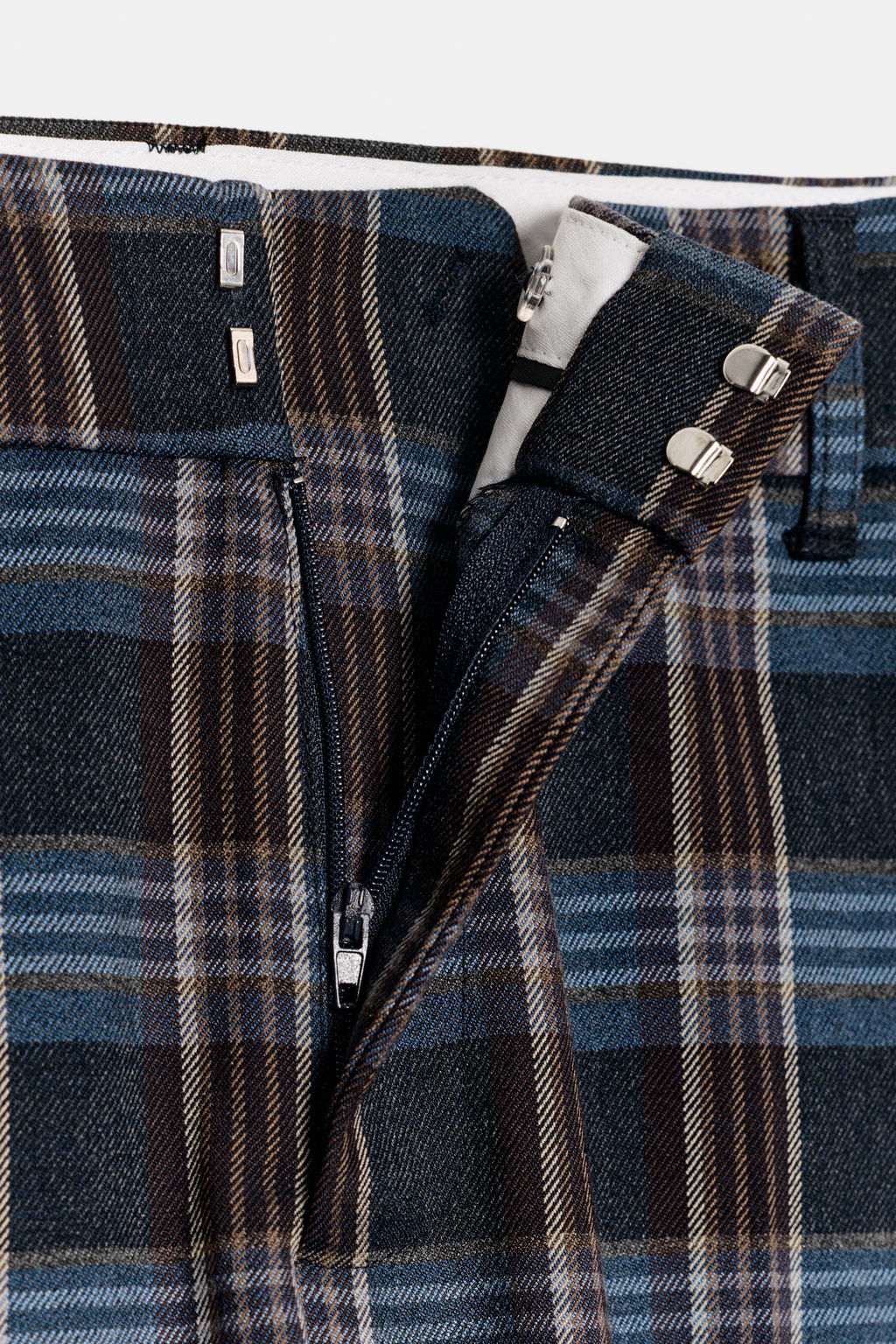 CHECK TROUSERS - Zara фото 12