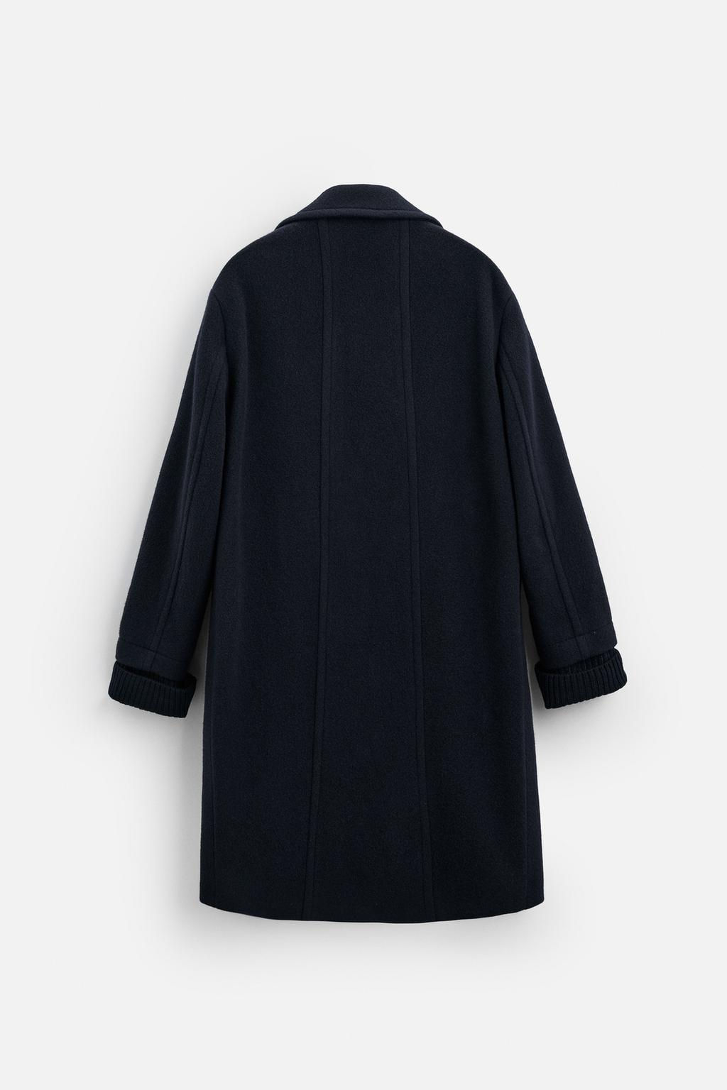 TEXTURED WOOL BLEND COAT - Zara фото 9