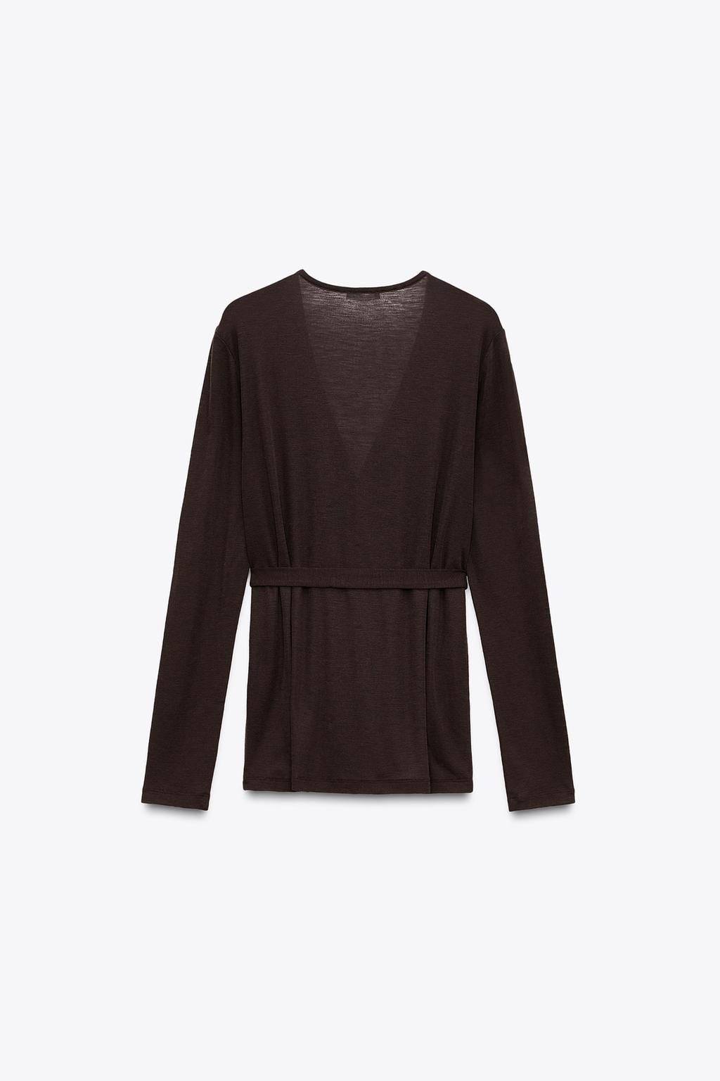 100% WOOL CARDIGAN - Zara фото 5