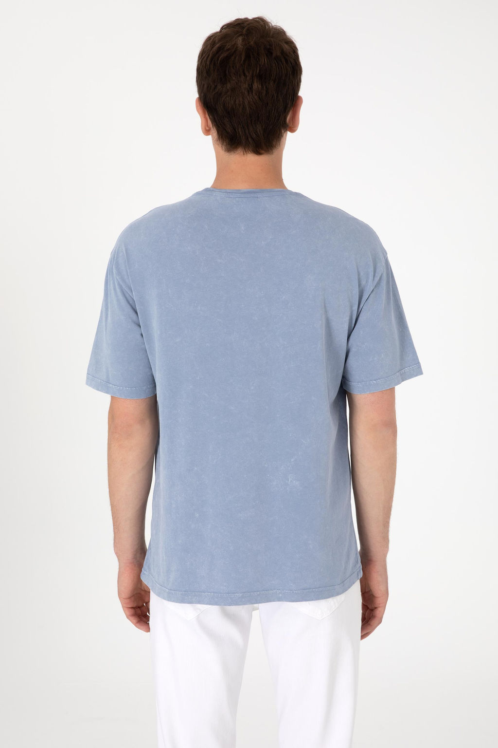 Erkek Comfort Fit Bisiklet Yaka Mavi Y_kamal_ Ti__rt Sepette S_rpriz _ndirim - U.s. polo assn фото 5