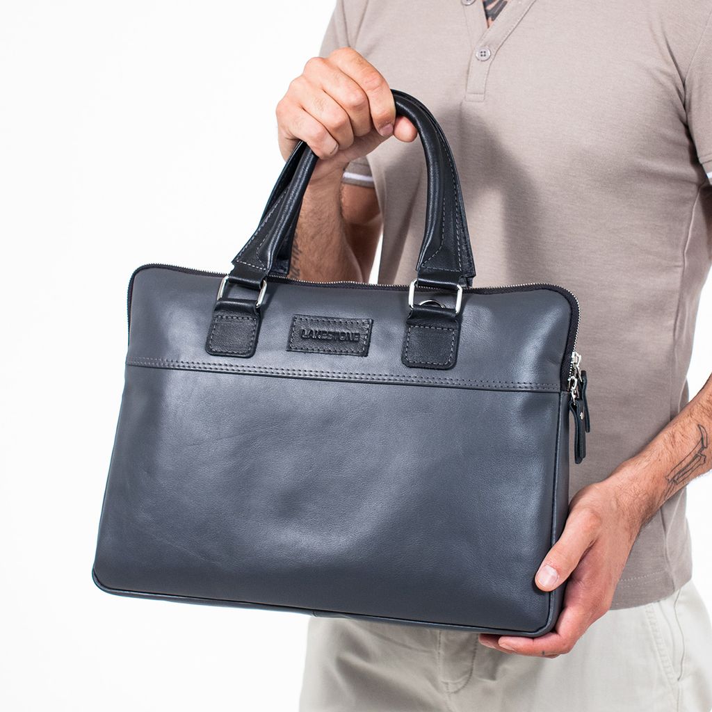 Деловая сумка для ноутбука Anson Black - Lakestone фото 20