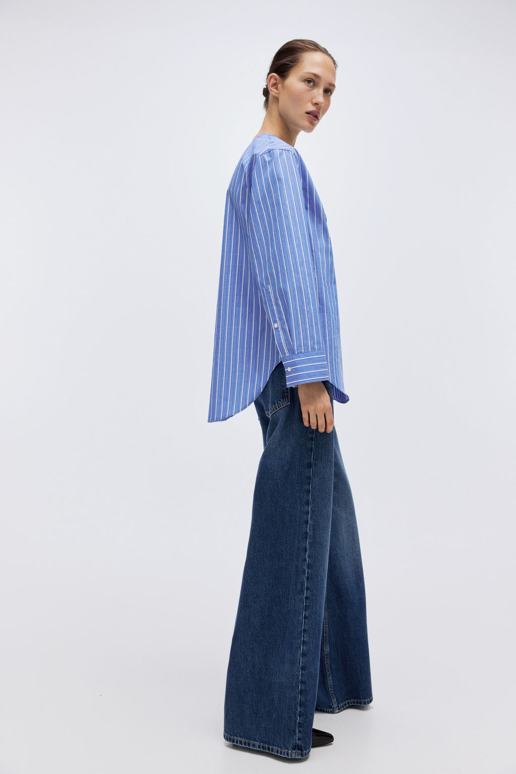 Camisa oversize de algod?n - H&m фото 5