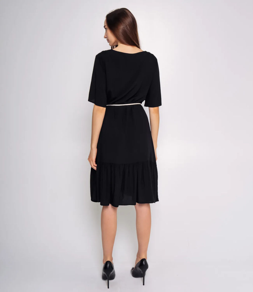 Платье #КТ69012, чёрный