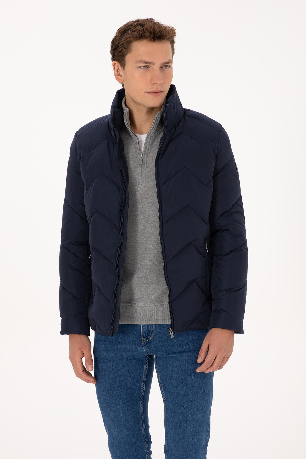 Erkek Lacivert Mont - U.s. polo assn фото 3