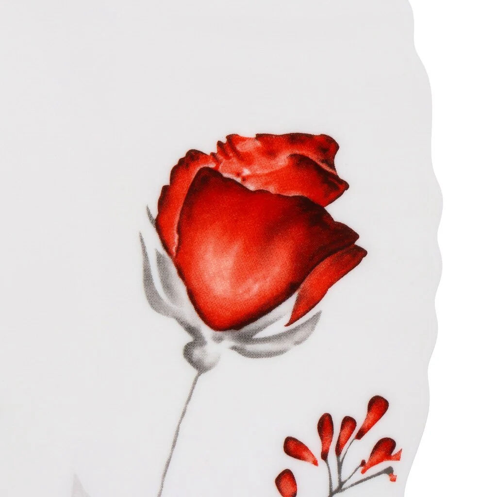 Вероника, Тарелка десертная, стеклокерамика, 19 см, круглая, Daniks, LHP 75/220303 (448945)  фото 3