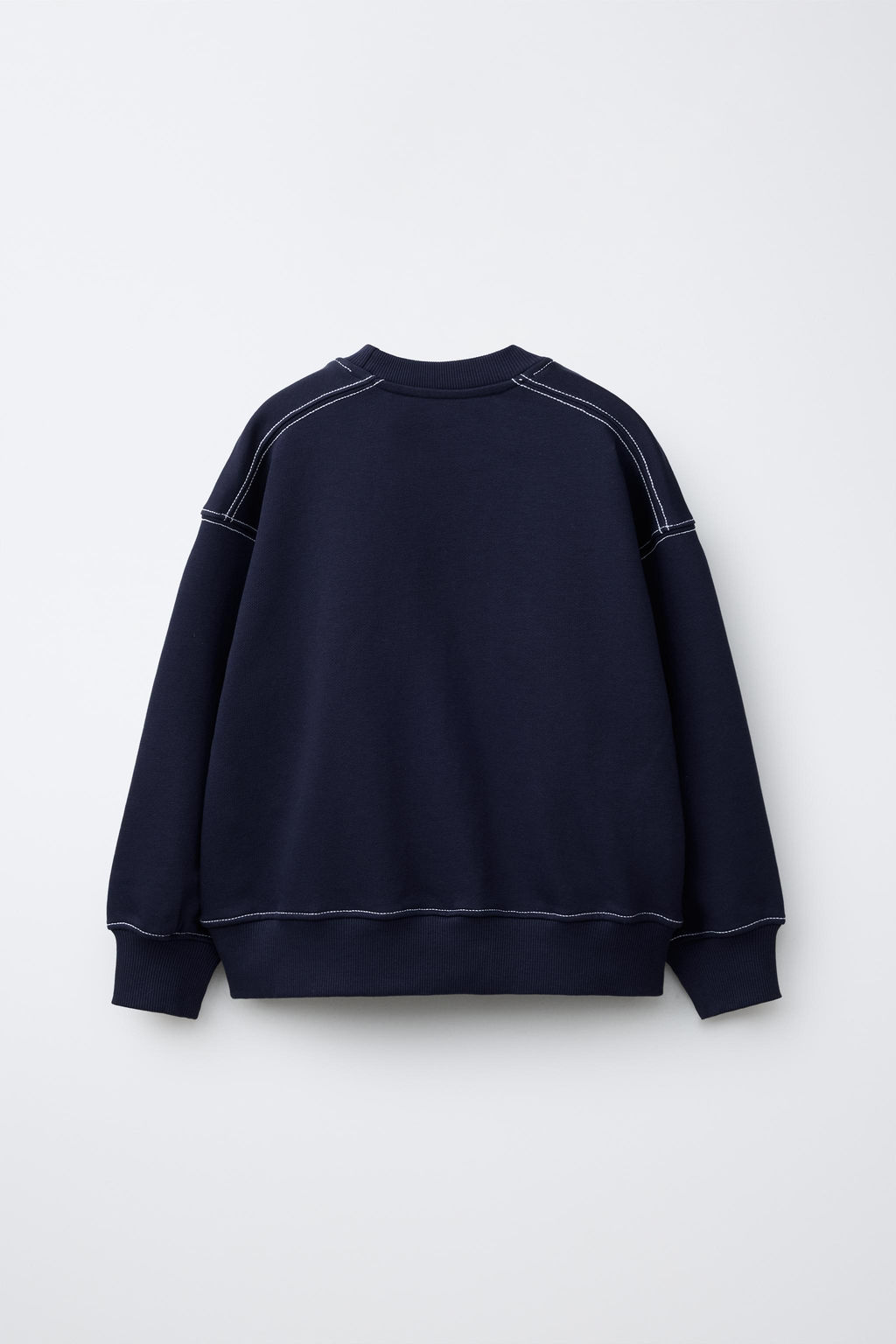 CONJUNTO SUDADERA Y PANTAL?N FELPA PESPUNTE / Marino