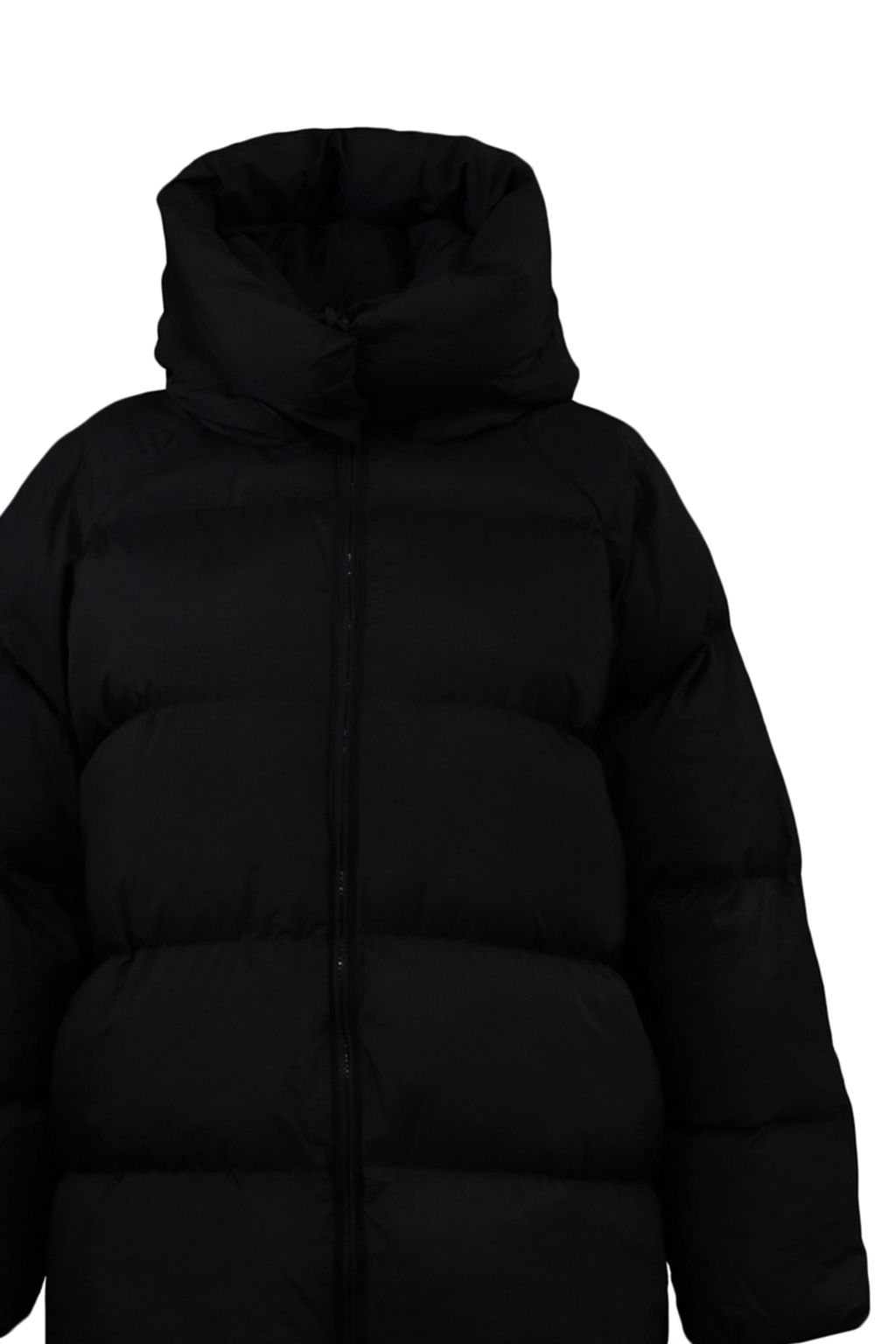 TRENDYOLMILLA Siyah Oversize Kapusonlu Su Itici Sisme Mont TWOAW23MO00193  фото 7