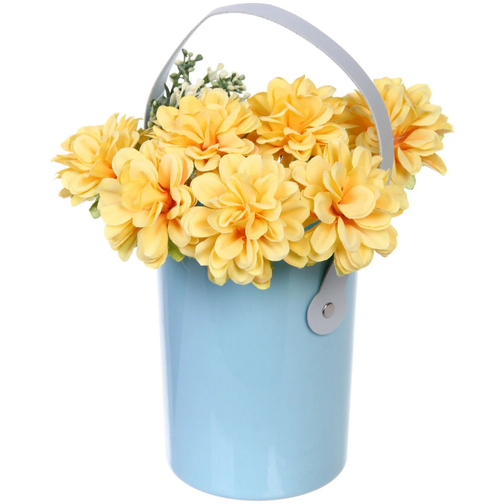 Коробка для цветов и подарков "Нежность" 11*14 см, голубой