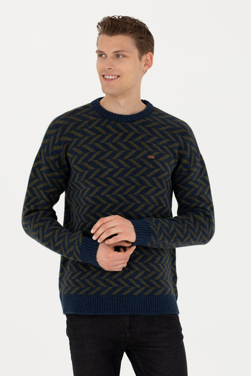 Мужской темно-синий свитер - U.s. polo assn фото 15