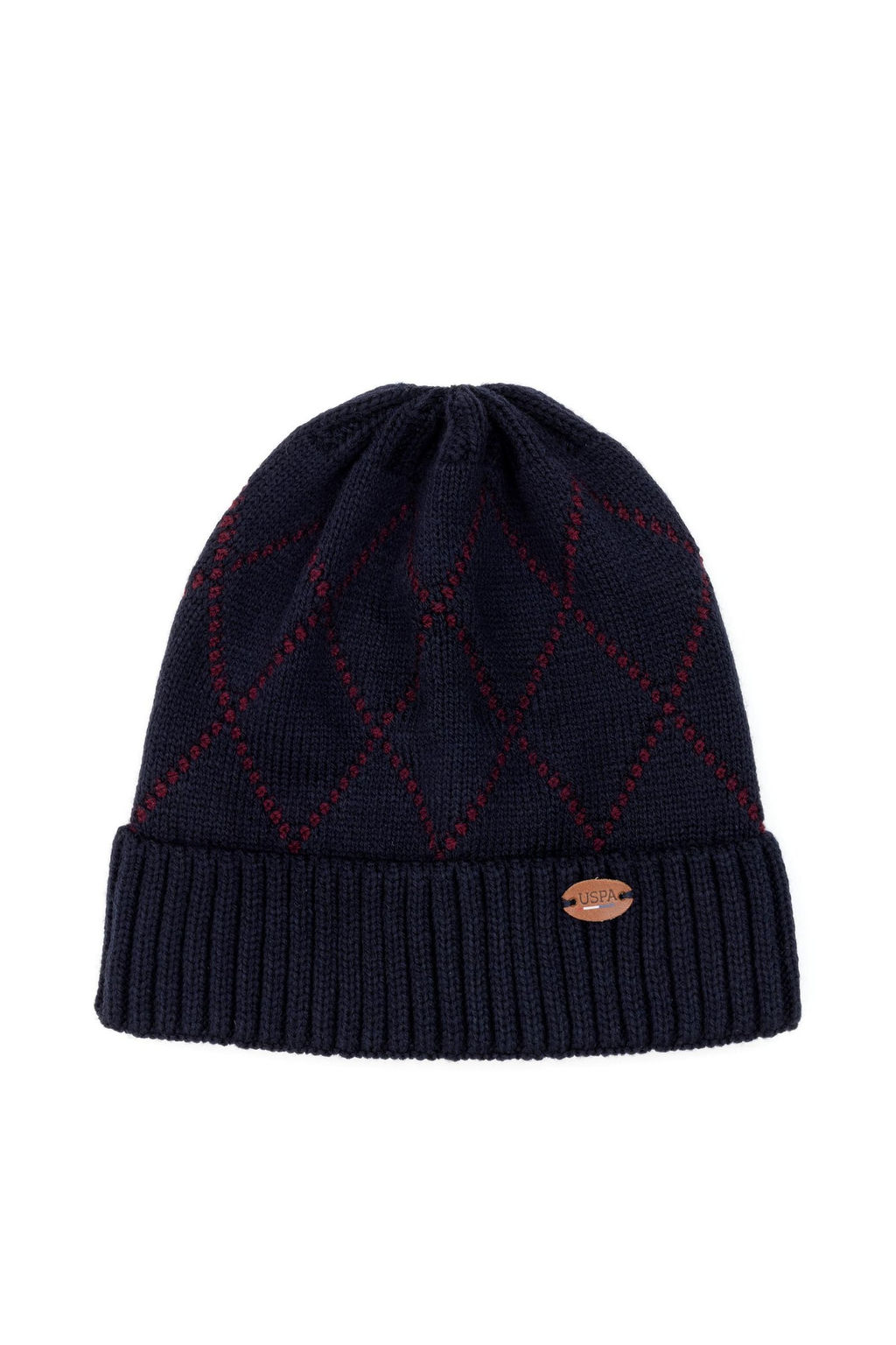 Мужской темно-синий берет - U.s. polo assn фото 4