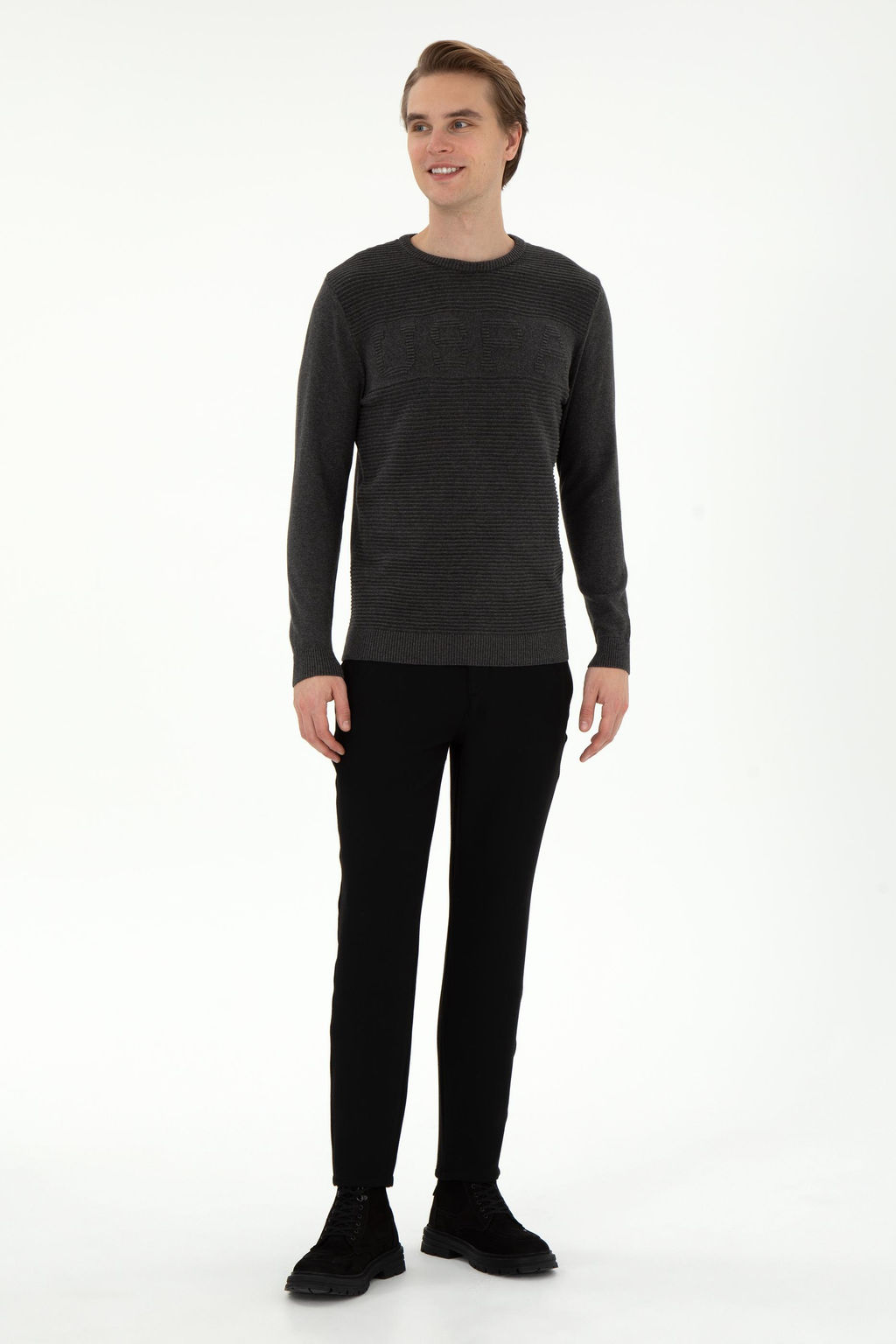 Erkek Antrasit Melanj Kazak - U.s. polo assn фото 4