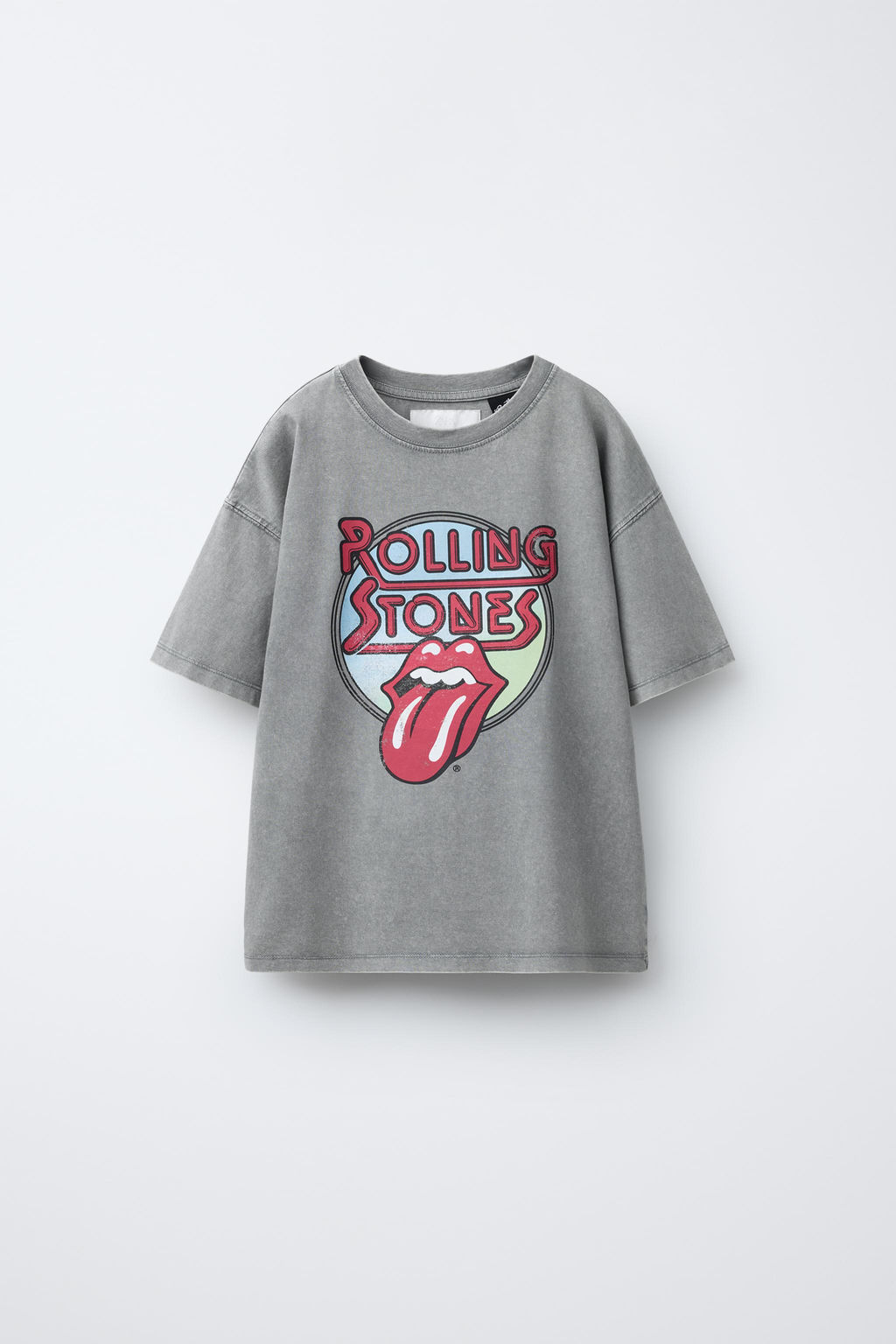 ROLLING STONES WASHED-EFFECT T-SHIRT