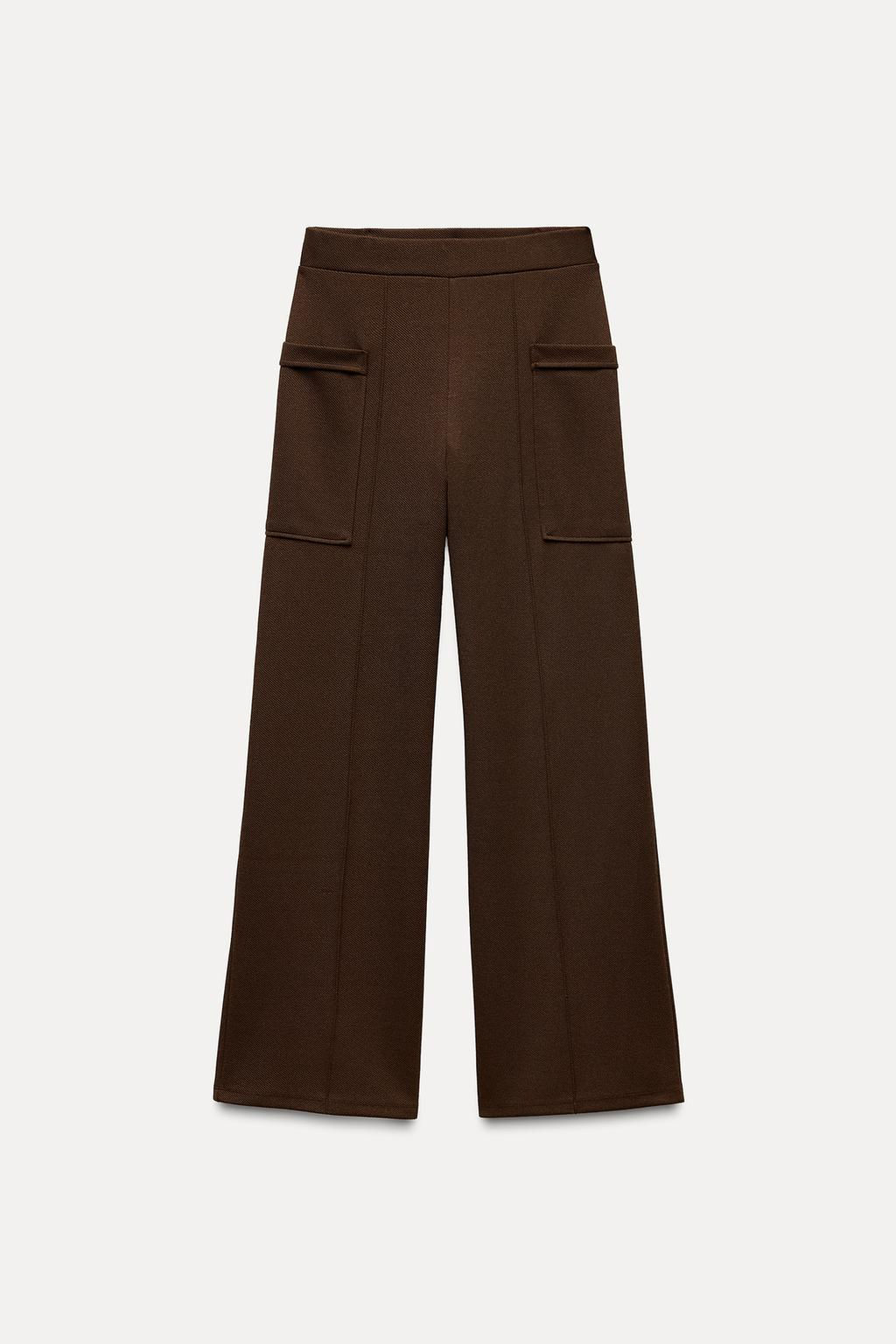 TWILL TROUSERS WITH POCKETS