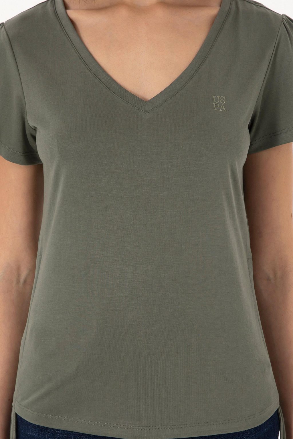 Kad_n Koyu Haki Ti__rt Sepette S_rpriz _ndirim - U.s. polo assn фото 6