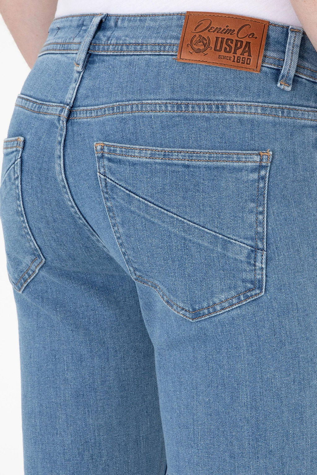 Erkek A__k Mavi Jean Pantolon Sepette S_rpriz _ndirim - U.s. polo assn фото 7