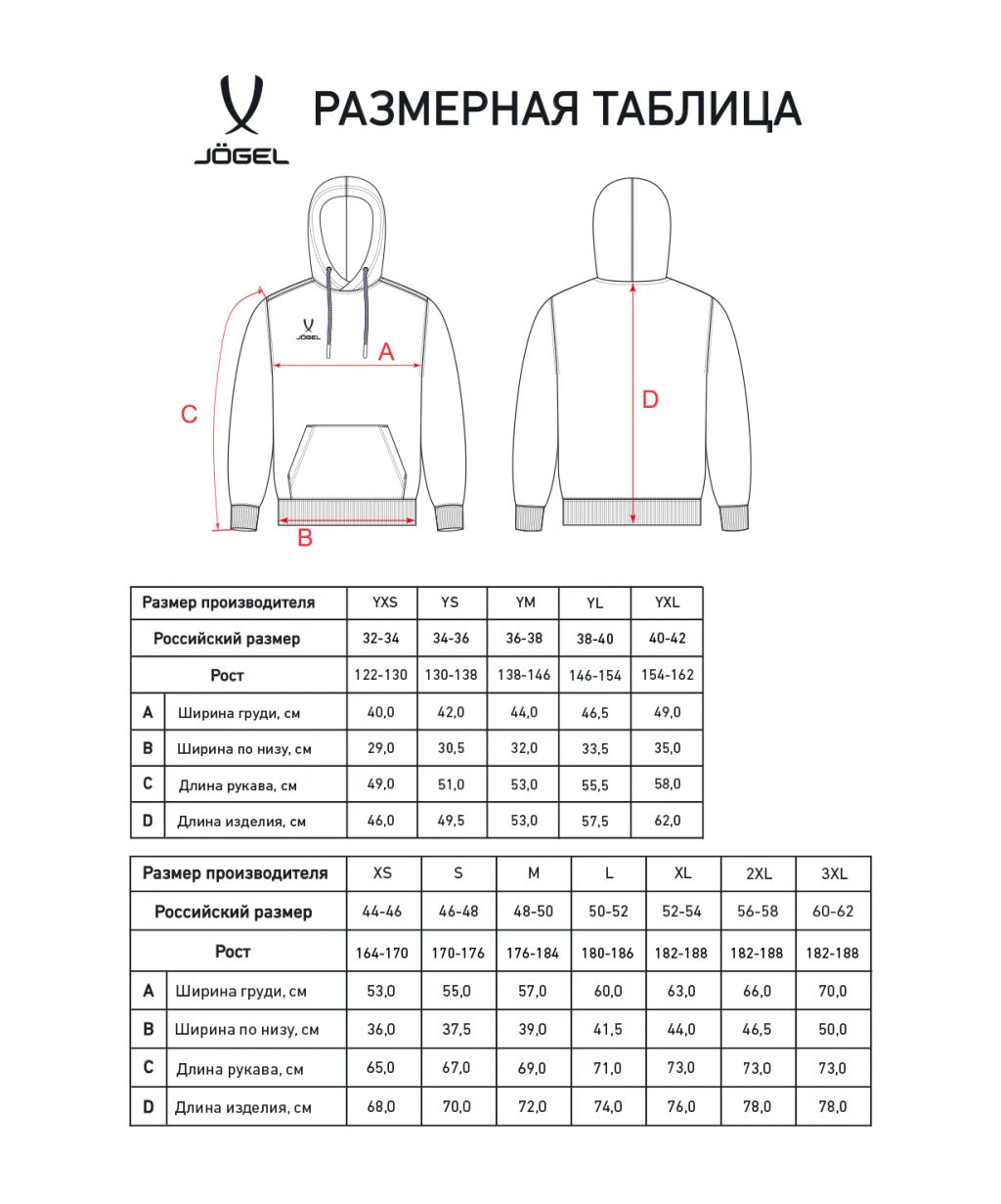 Худи JOGEL ESSENTIAL Cotton Hoodie, темно-синий, детский  фото 9