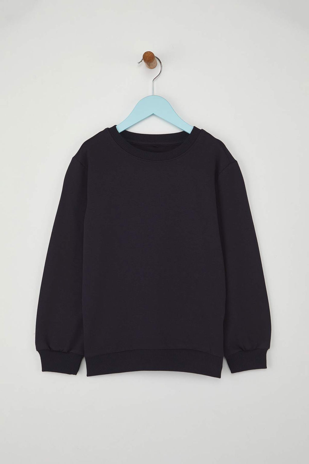 Pembe-Ekru K?z Cocuk Mevsimlik-Ince Bisiklet Yaka 2li Basic Orme Sweatshirt TKDAW25SW00000 - Trendyolmilla фото 16