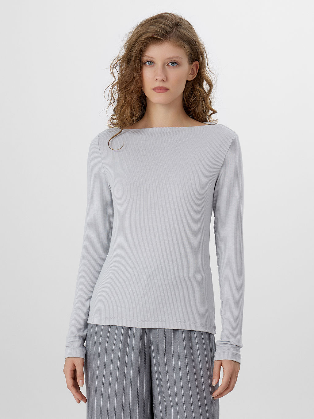 Лонгслив Mark Formelle серый вискоза с акрилом фото 2