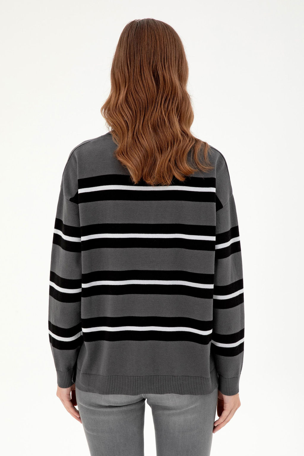 Женский свитер антрацитового цвета Неожиданная скидка в корзине - U.s. polo assn фото 5