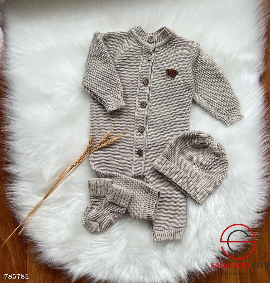 Костюм для малышей вязанный тройка - Bruno фото 3