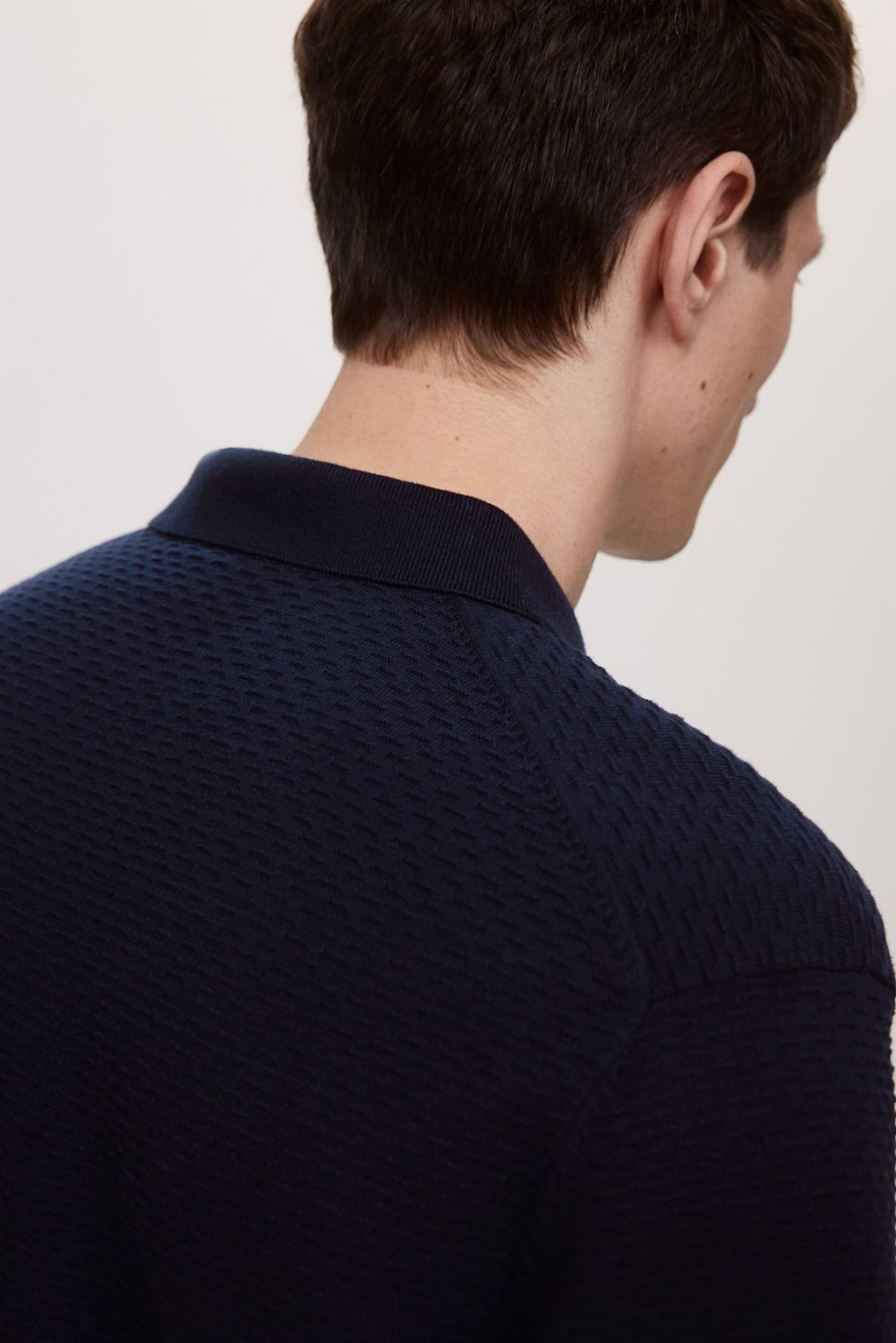 Polo en punto texturizado Slim Fit - H&m фото 4