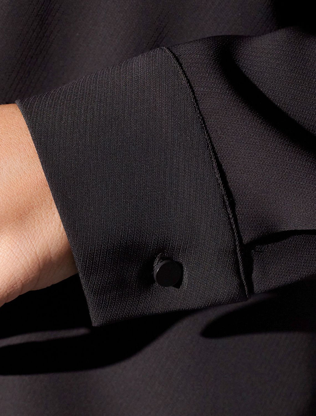 Блузка вечерняя из креп шифона с кружевом