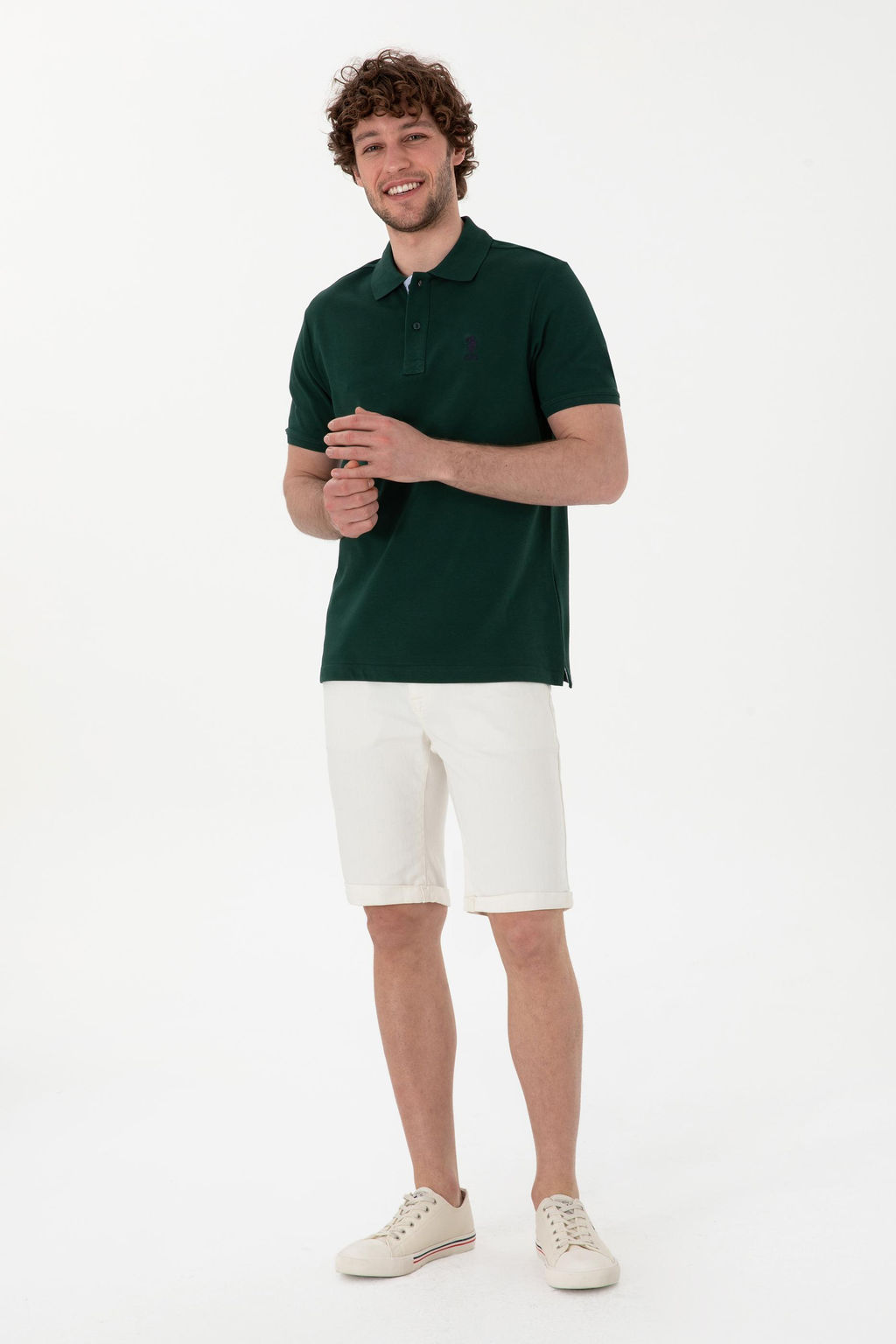 Erkek Koyu Ye_il Basic Ti__rt Sepette S_rpriz _ndirim - U.s. polo assn фото 4