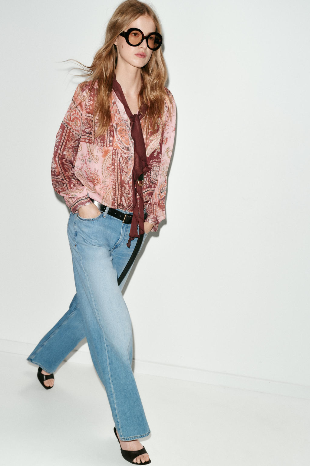 Z1975 WIDE-LEG LOW-RISE JEANS - Zara фото 16