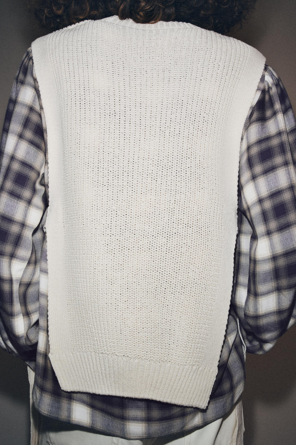 CHECK SHIRT WITH WAISTCOAT - Zara фото 3