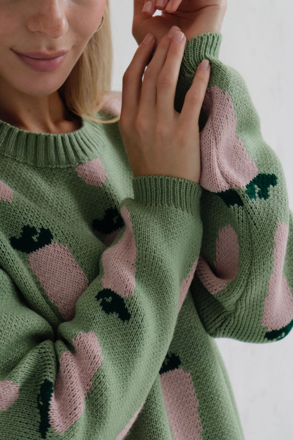 9911 Джемпер светло-зелёный - Martichelli фото 7