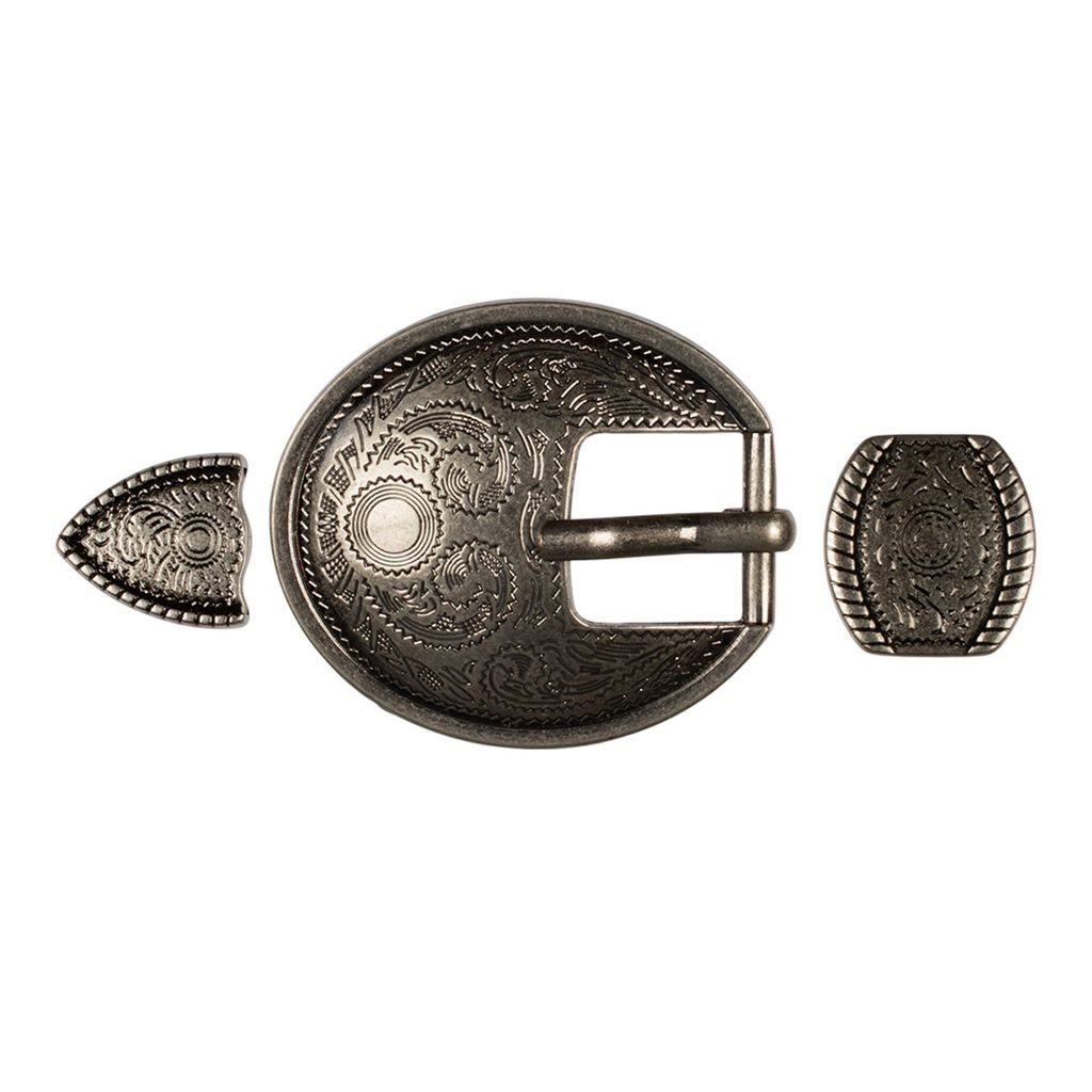 Пряжка GB 1618 Пряжка Micron 40 x 40 мм 1 шт. №47 шлифованное серебро