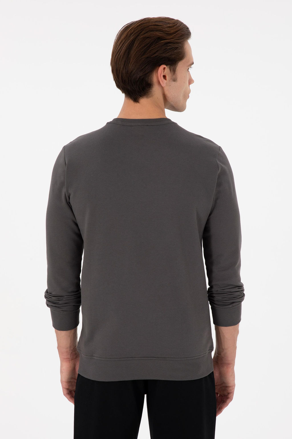 Мужской свитшот антрацитового цвета Неожиданная скидка в корзине - U.s. polo assn фото 5