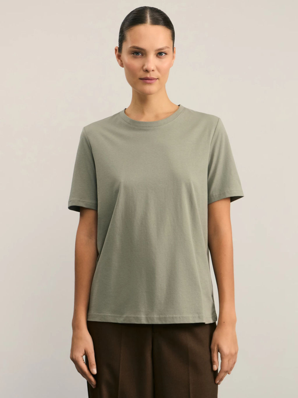 Базовая футболка из хлопка / Zarina  фото 3