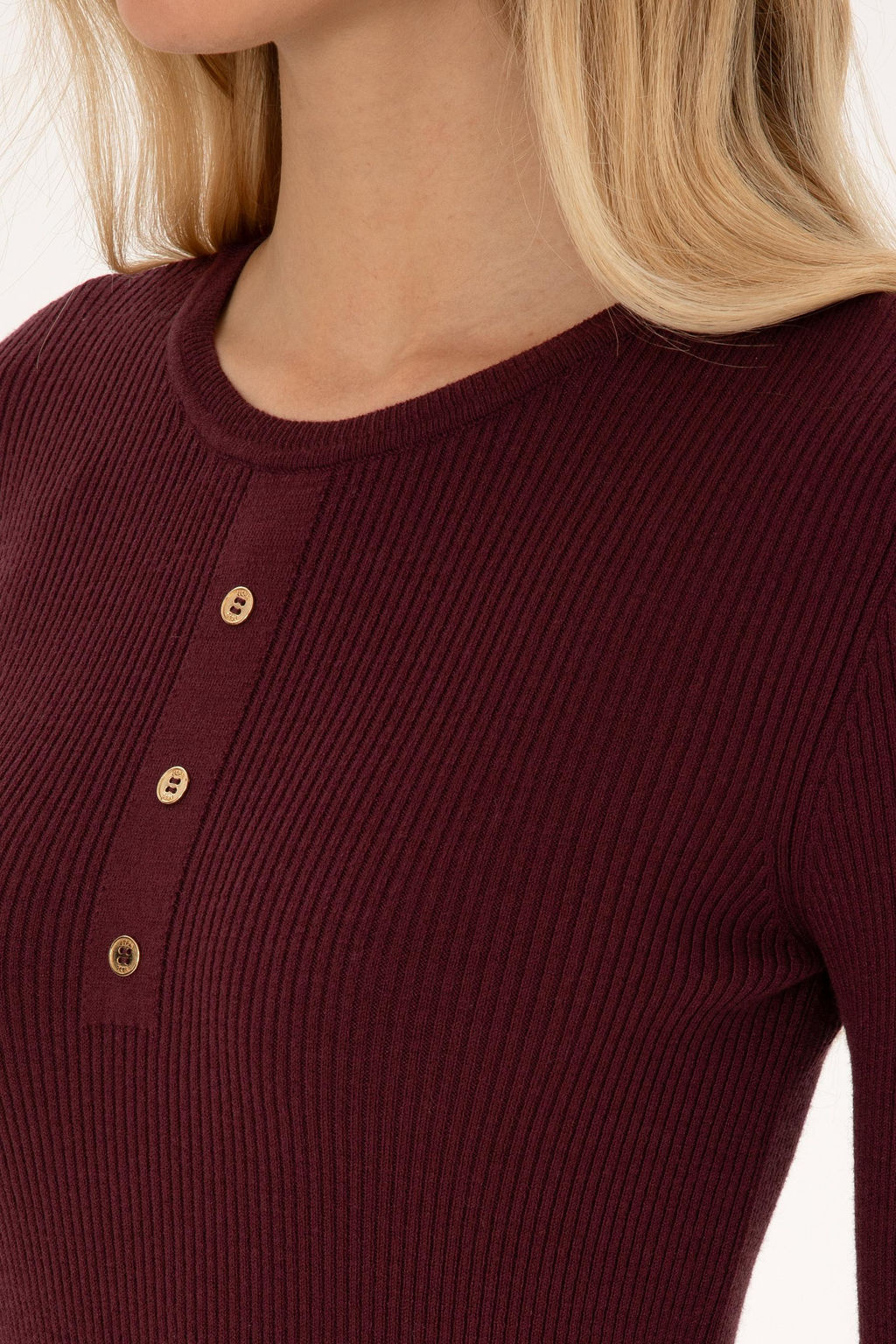 Kad_n Bordo Triko Elbise - U.s. polo assn фото 6