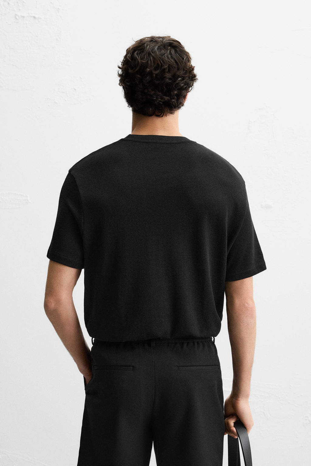 BASIC KNIT T-SHIRT - Zara фото 3