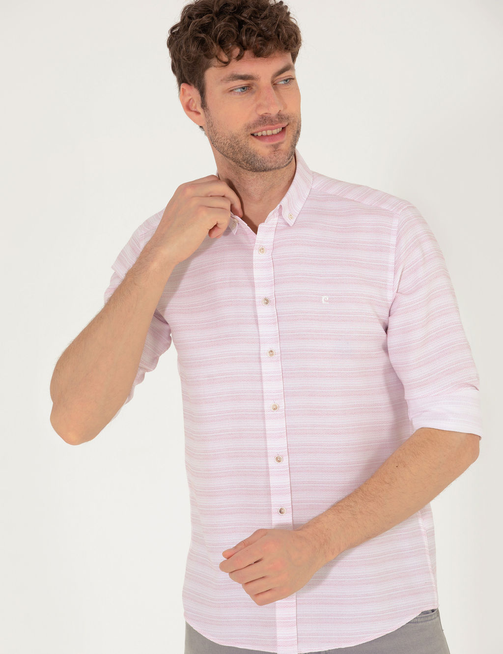 G_l Kurusu Slim Fit Uzun Kollu G_mlek