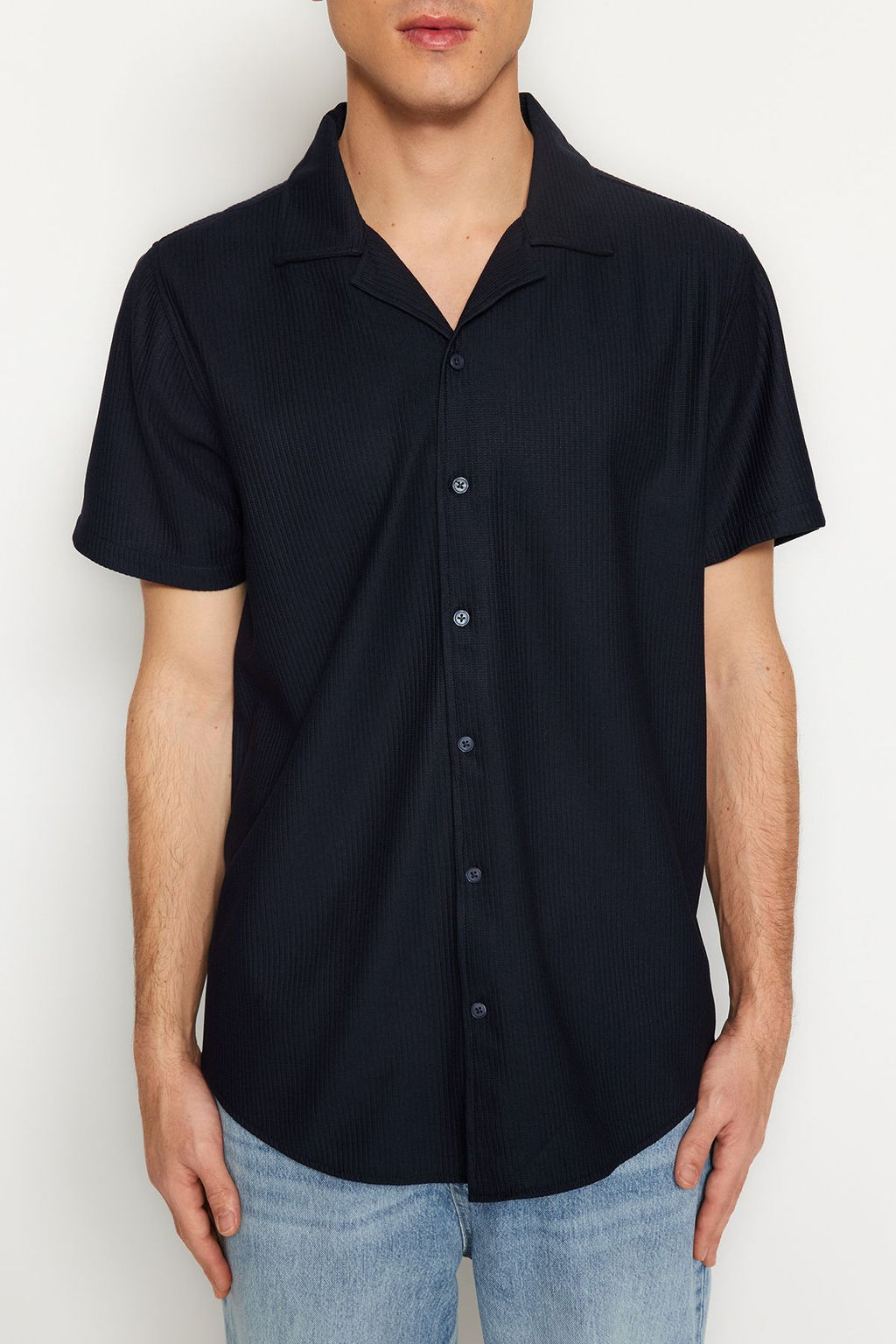 TRENDYOL MAN Beyaz Regular Fit Apas Yaka Yazl?k Gomlek TMNSS23GO00105 - Trendyolmilla фото 23