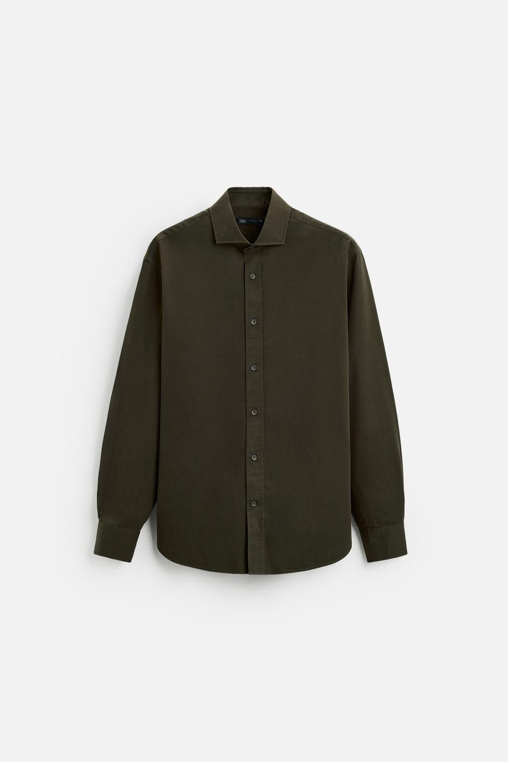 LYOCELL - COTTON SHIRT - Zara фото 6