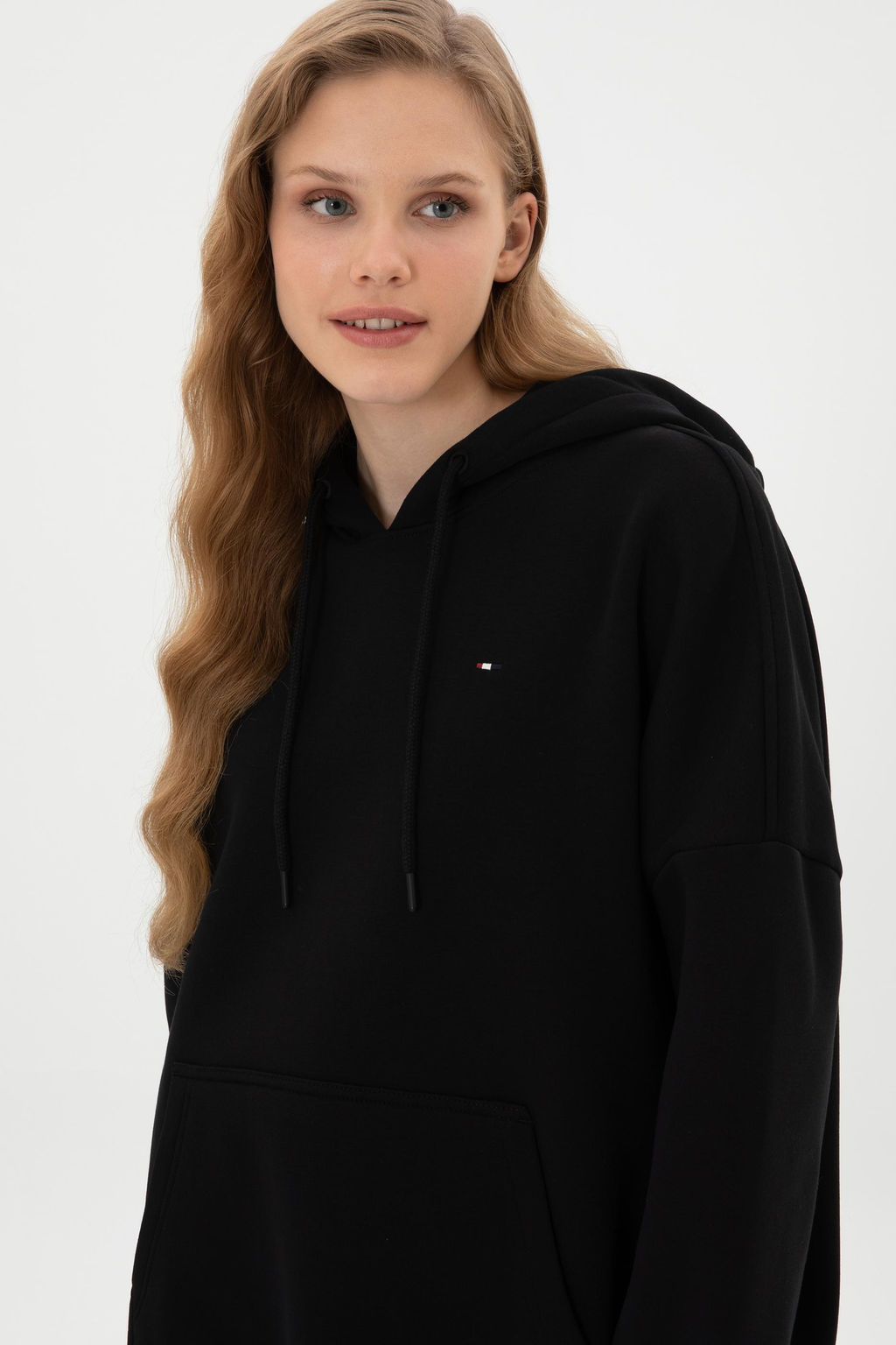 Kad_n Siyah Basic Sweatshirt Sepette S_rpriz _ndirim - U.s. polo assn фото 2