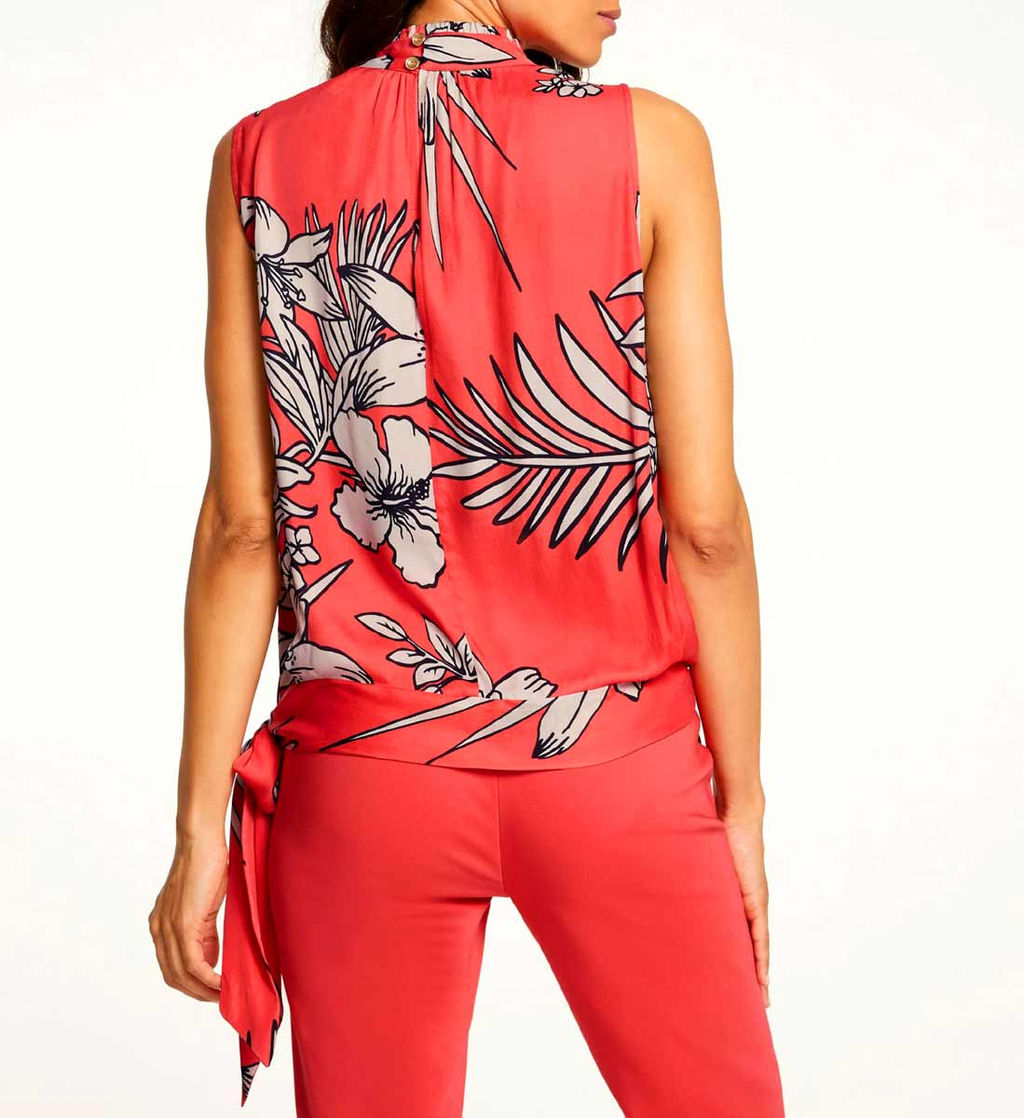 Топ, коралловый - Linea tesini фото 4