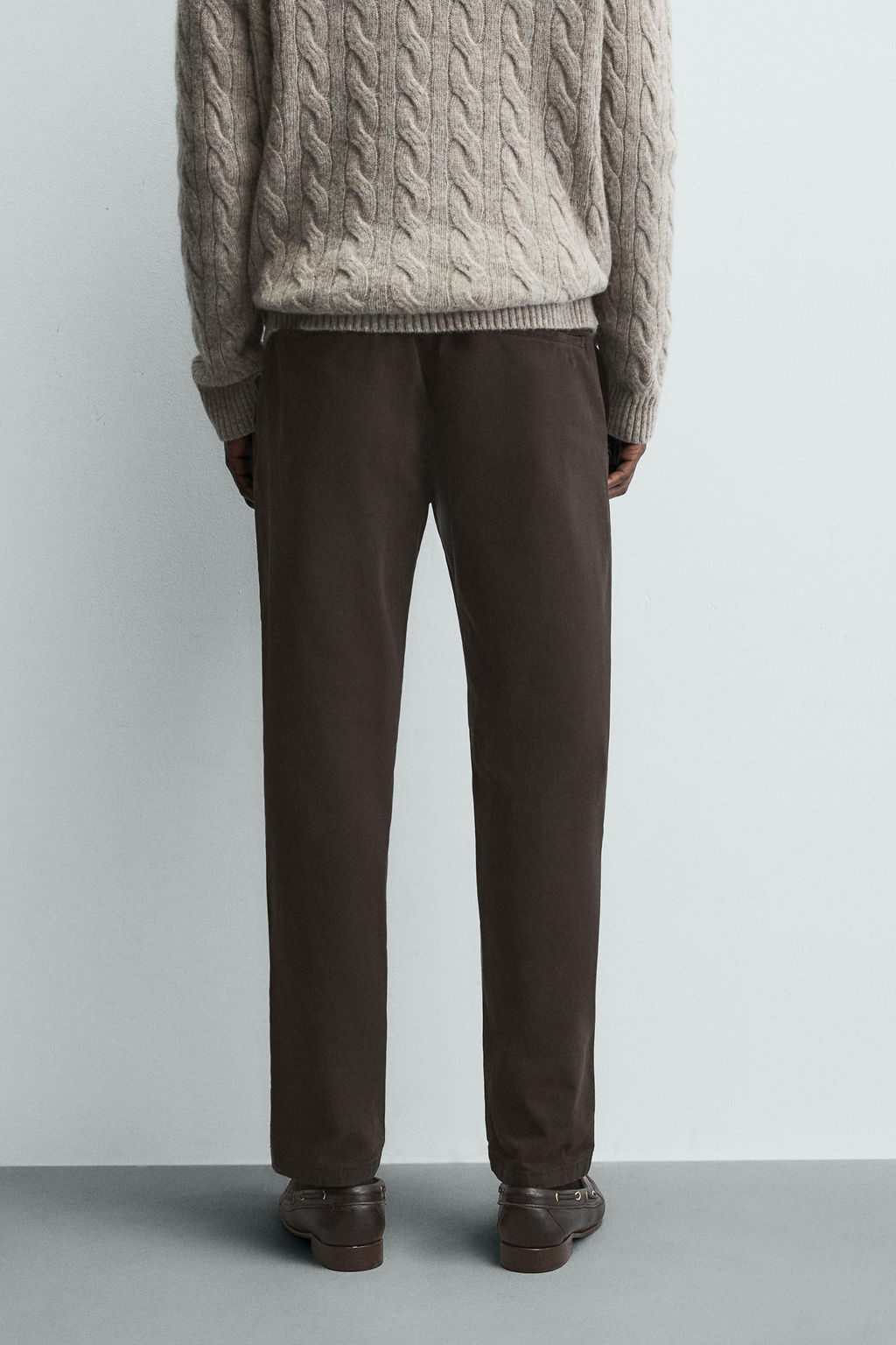 PANTAL?N CHINO SKINNY FIT / Marr?n - Zara фото 3