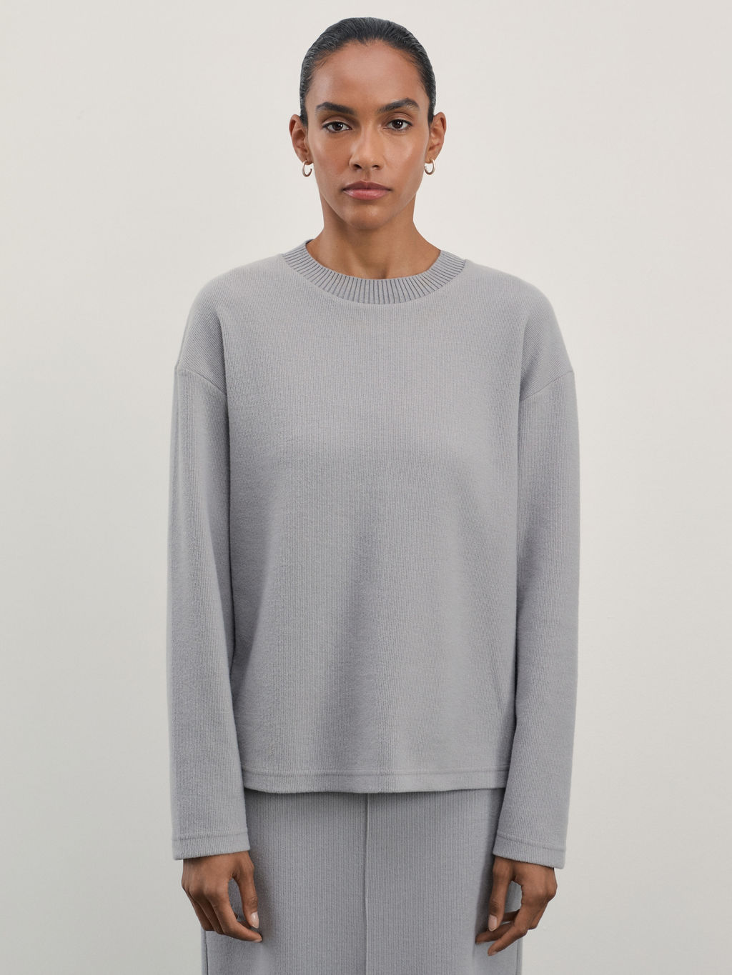 Джемпер из эластичного хлопка / Zarina  фото 3