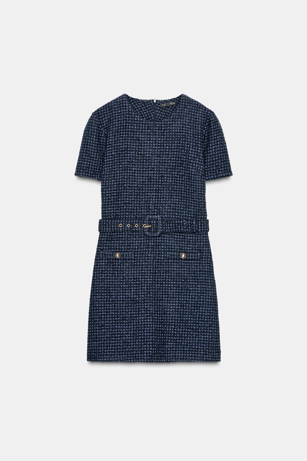 STRUCTURED DRESS WITH BELT - Zara фото 5