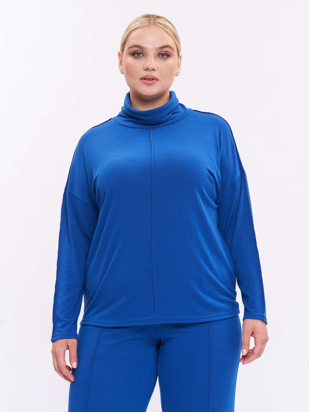 Водолазка со швами наружу ZVD45075BLU08 - Артесса фото 2